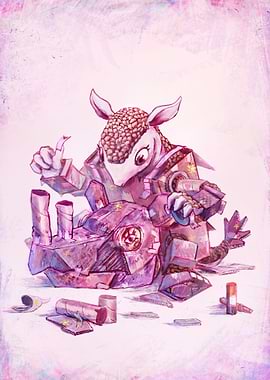 I am NOT a cute armadillo