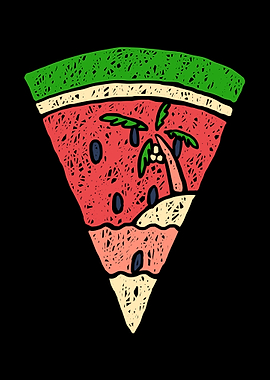 Watermelon and Beach