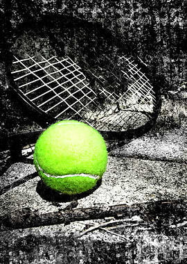 Tennis art print work 1