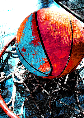 Basketball art swoosh 9