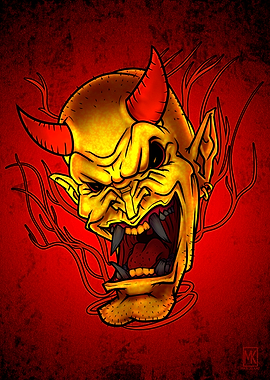 Demon Hannya Gold