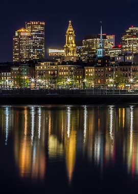 BOSTON Evening Skyline