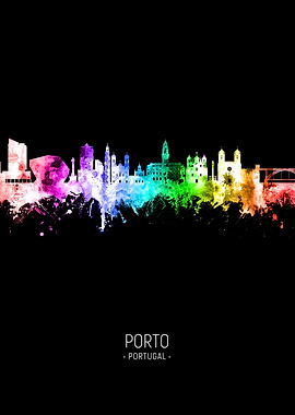 Porto Portugal Skyline
