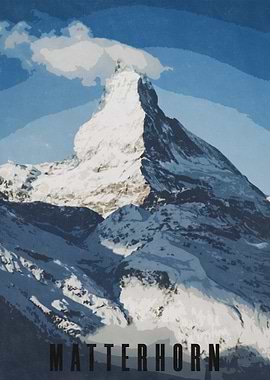 Matterhorn Vintage Poster