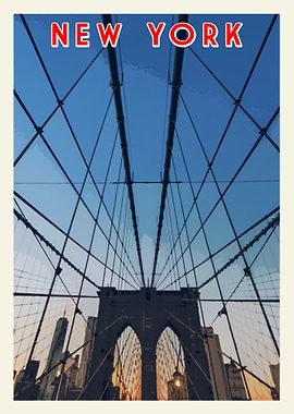 New York Vintage Poster