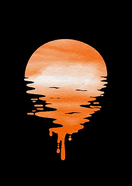 Dripping Orange Panorama