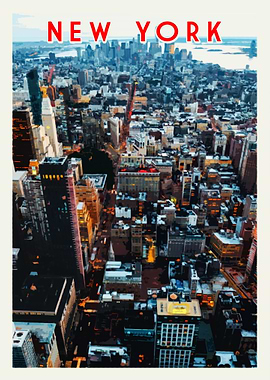 New York Vintage Poster