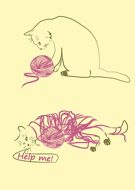 a catlike entanglement