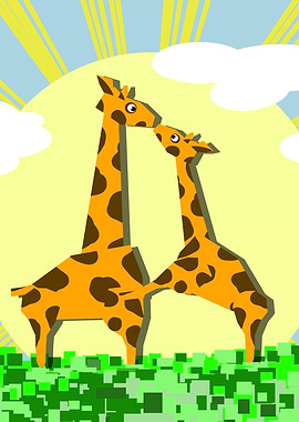 Cute Giraffes