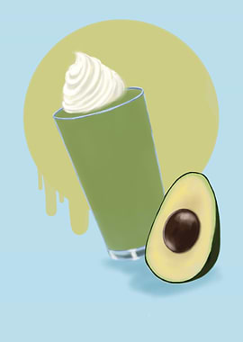 Fruit Smoothie Avocado