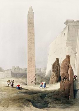 Obelisk at Luxor 1849