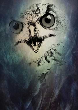 abstract real owl