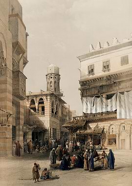 Copper Bazaar Cairo 1849
