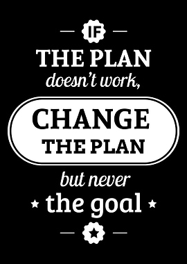 Change The Plan