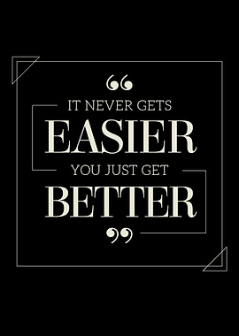 Just Get Better