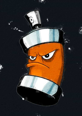 Not so happy Spray Can
