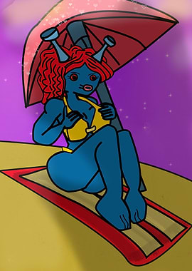 alien girl