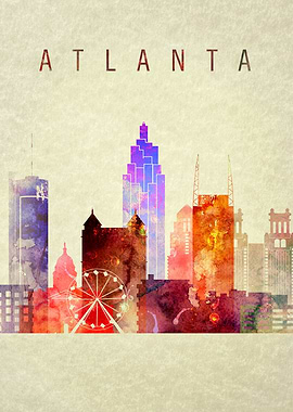 Atlanta Georgia Skyline