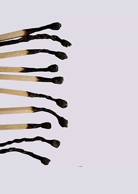 burned matches