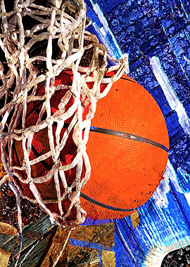 Basketball art net 2