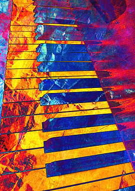 Piano art print 6