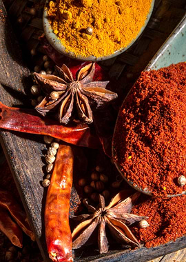 star anise and spices