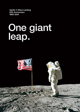 Moon 50th Giant Leap Rise