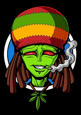 Rastafari Alien