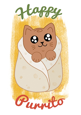Happy Purrito