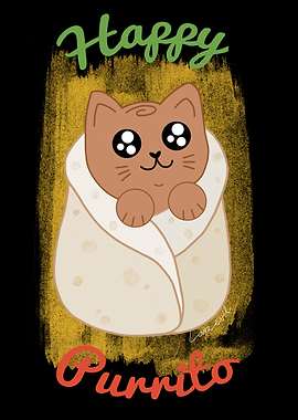Happy Purrito