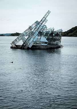 She Lies Sculpture Oslo