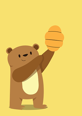 bear and honey