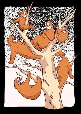 Sloth on Tree