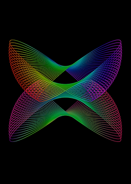 Rainbow spiral slinky