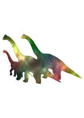 Colorful dinosaurs