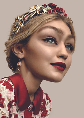 gigi hadid caricature