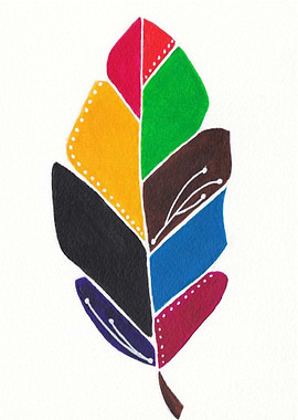 Stylised Modern Leaf