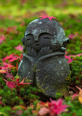 Adorable Jizo Statue