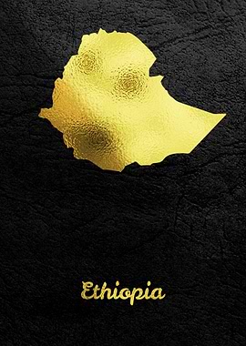 Golden Map Ethiopia