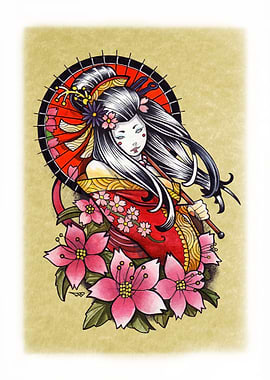 Geisha Tattoo