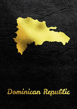 Golden Map Dominican Repub