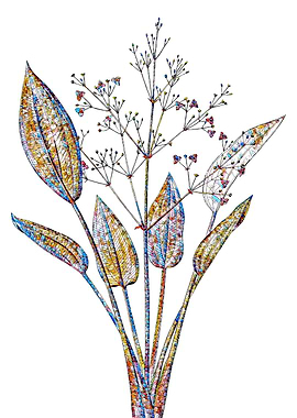 Stained Glass Botanical