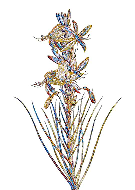 Stained Glass Botanical