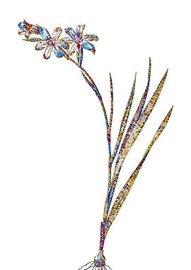 Stained Glass Gladiolus