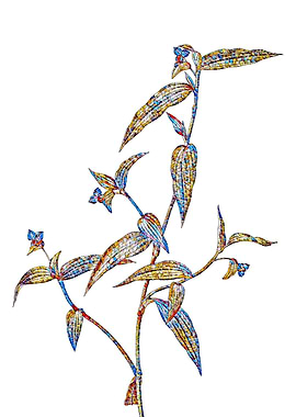 Prismatic Mosaic Floral