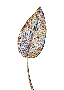 Rainbow Mosaic Flower