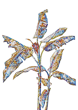 Rainbow Mosaic Flower