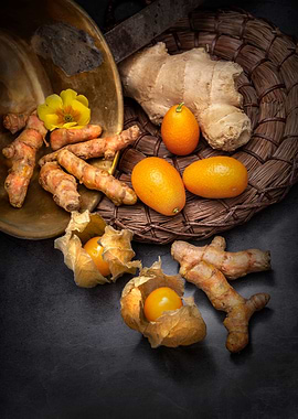 Still life with physalis