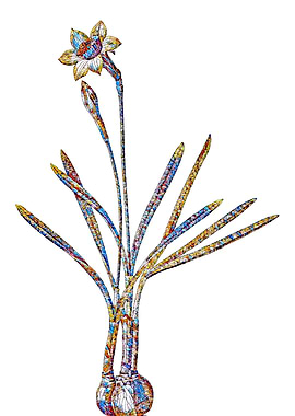 Stained Glass Narcissus