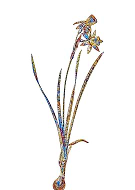 Stained Glass Narcissus